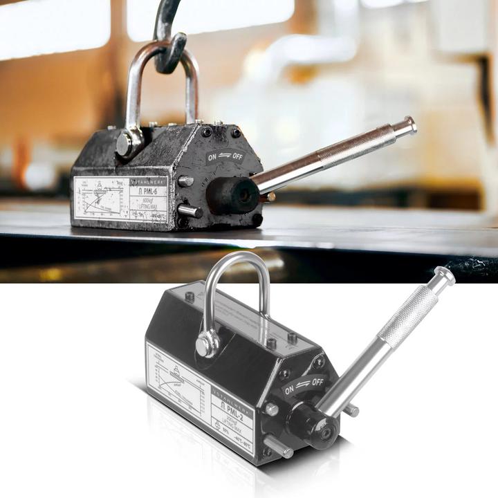 Produktbild Stahlwerk Lasthebemagnet mit 200 kg 440 lbs Tragkraft 700 kg 1543 lbs Zugkraft (1 x)