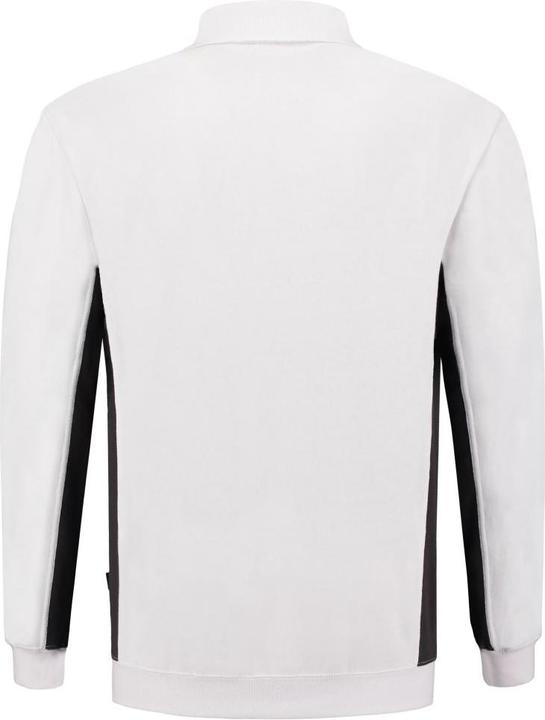 Produktbild Tricorp Sweatshirt Polokragen Bicolor Brusttasche WhiteDarkgrey Gr. XXL (XXL)