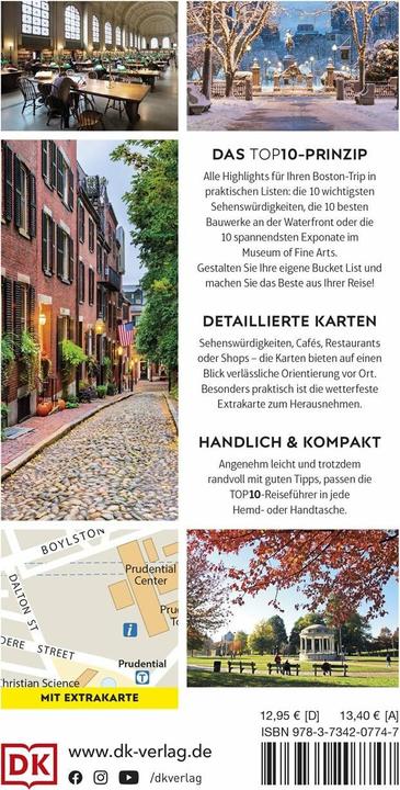 Actual product image TOP10 Reiseführer Boston (German, DK Verlag Travel, 2024)