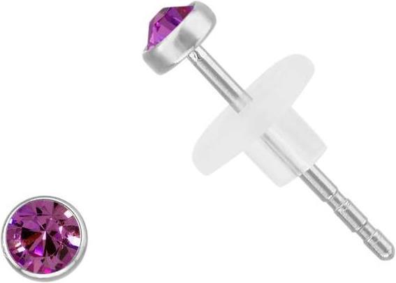 Image du produit Bijouteria Clous d'oreille (Acier inoxydable, Cristallin, PVC)