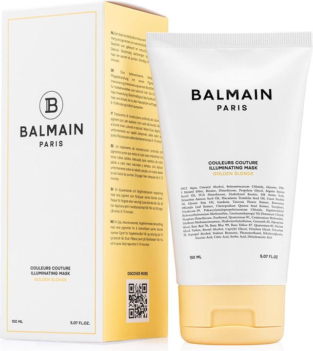 Produktbild Balmain Hair - Couleurs Couture Illuminating Mask - Golden Blonde - 150 ml (150 ml)