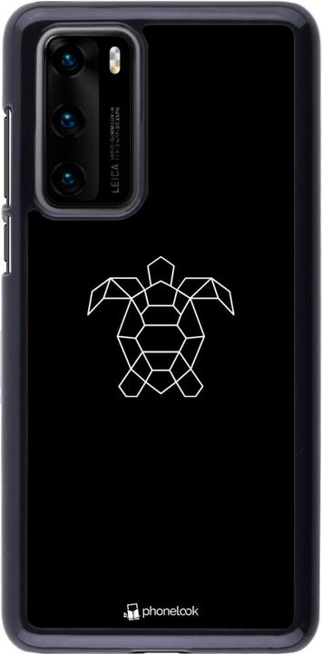 Immagine prodotto PhoneLook Cover Turtles linee su nero (Huawei P40)