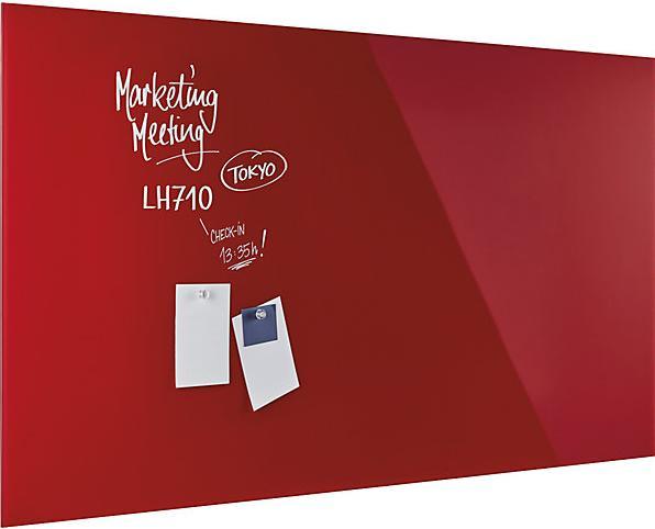 Actual product image Magnetoplan MAGNETOP. Design Glassboard 2000x1000mm 13409006 intense red (2000 x 1000 mm)