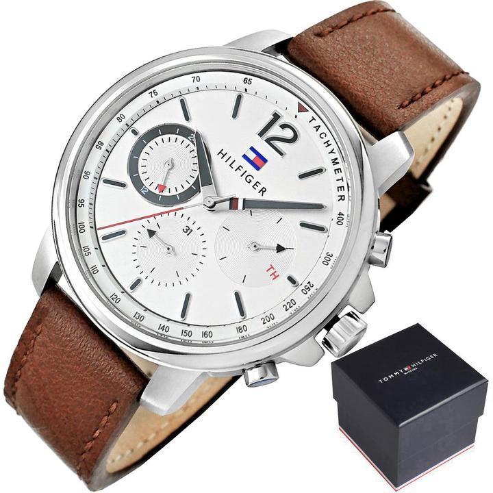 Actual product image Tommy Hilfiger Landon (Analogue wristwatch, Chronograph, 44 mm)