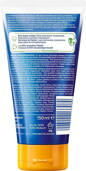 Produktbild NIVEA Invisible Finish (Sonnencreme, SPF 50+, 150 ml)