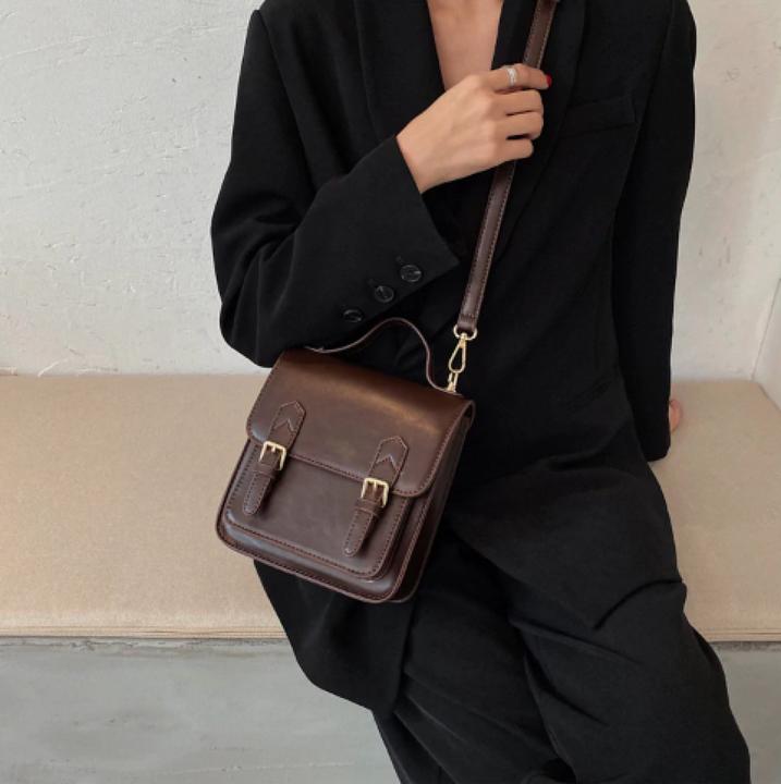 Produktbild Only-Bags.Store Veganer Lederrucksack, 3-Wege-Rucksack, Umhängetasche, vegane Lederhandtasche, veganer