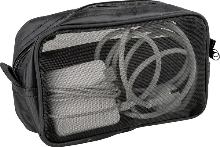 Idena Cable bag large mesh black