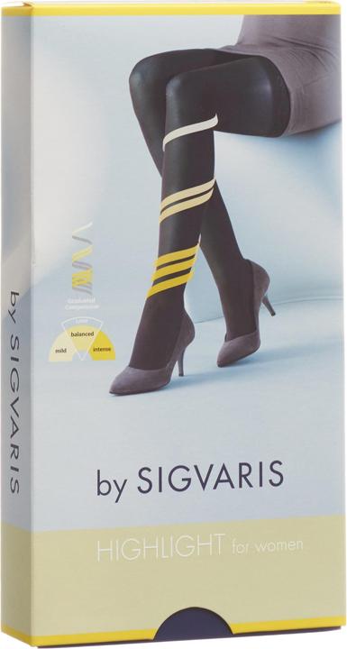 Actual product image Sigvaris Highlight Women A-D normal closed black (M)