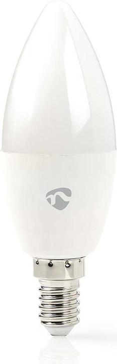 Produktbild Nedis WIFILRW10E14 SmartLife LED Bulb WLAN E14 470 lm 4.9 W Warm to Cool White 2700 - 6500 K Energie (E14, 4.90 W, 470 lm, 1 x, F)