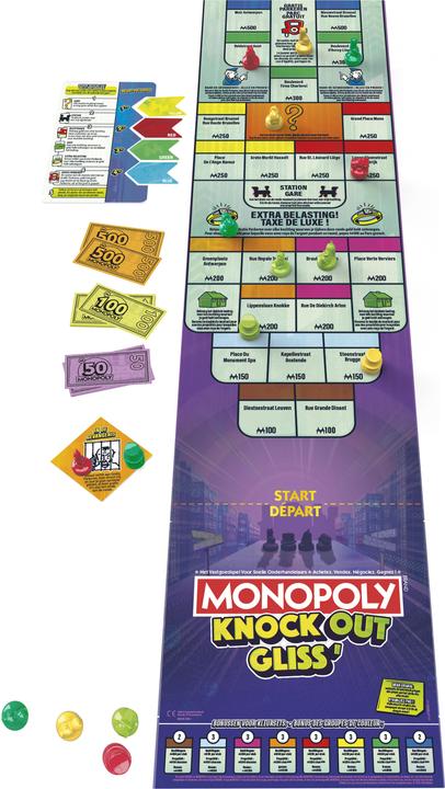 Produktbild Hasbro N/F Monopoly Knockout (Belgium Bilingual)