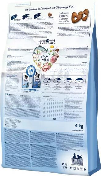 Produktbild Happy Dog Trockenfutter Supreme fit & vital Puppy, 4 kg (Welpe + Kitten, 1 Stk., 4000 g)