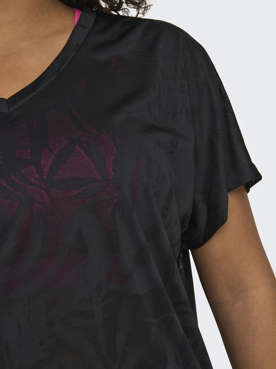 Actual product image Only Play Loose fit V-neck Curve batwing sleeves T-shirt top (40)