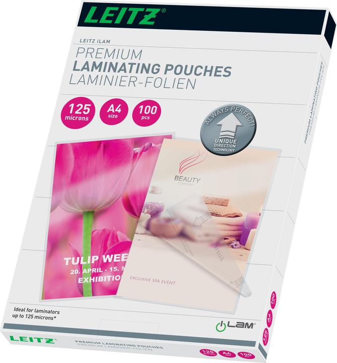 Immagine prodotto Leitz Foglio di laminazione (A4, 100 Pezzo/i, 125 µm)