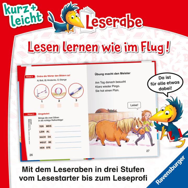 Produktbild Ravensburger Leserabe - 1. Lesestufe Kurz und leicht: Kleines Pony, grosser Traum (Deutsch, Susanne Becker, Cathy Ionescu, 2024)