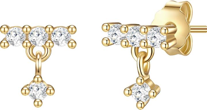Image du produit Glanzstücke München Femme argent sterling zirconium or jaune - 23726 (Argent Sterling)