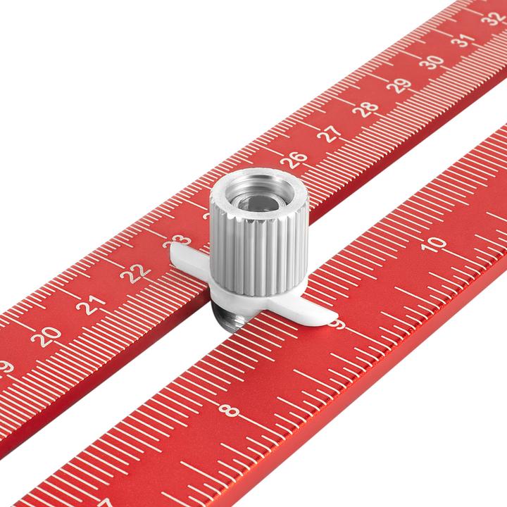 Actual product image Stahlwerk Aluminium angle marking ruler with stop and marking pin