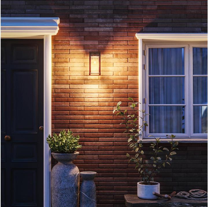 Immagine prodotto Philips Lighting Geri 929004632601 Solar-Aussenwandleuchte 3.2 W Warmweiss Schwa (470 lm, IP44)