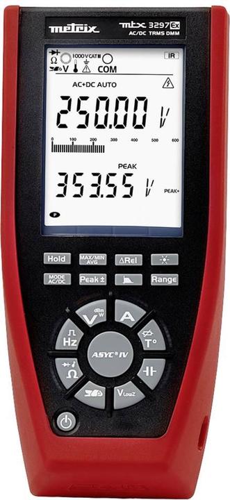 Metrix MTX 3297Ex Hand-Multimeter digital Ex-geschützt CAT III 1000 V, CAT IV 6 (CAT IV 600V, CAT III 1000V)
