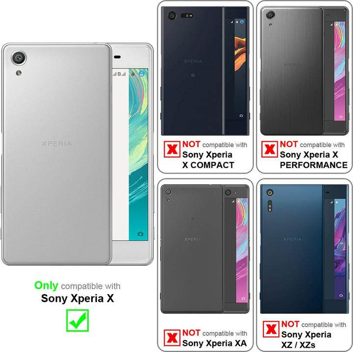 Produktbild Cadorabo Book Classy Style Cover (Sony Xperia X)