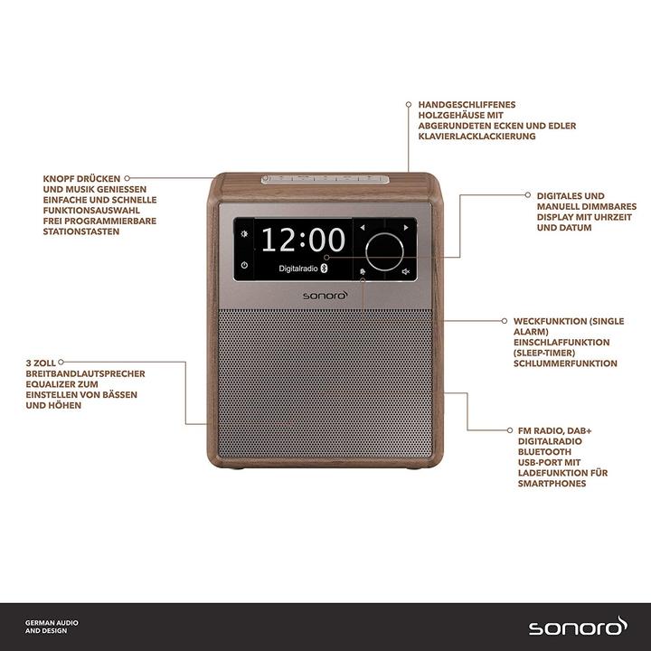 Actual product image Sonoro Easy (DAB+, FM, DAB, Bluetooth)
