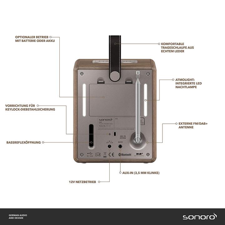 Actual product image Sonoro Easy (DAB+, FM, DAB, Bluetooth)