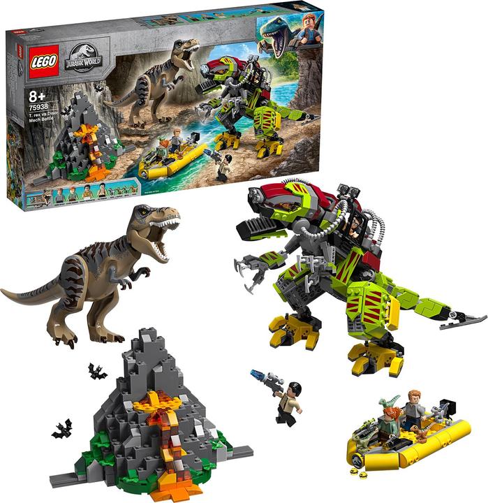 Actual product image LEGO T-Rex vs. Dino-Mech (75938, LEGO Jurassic World)
