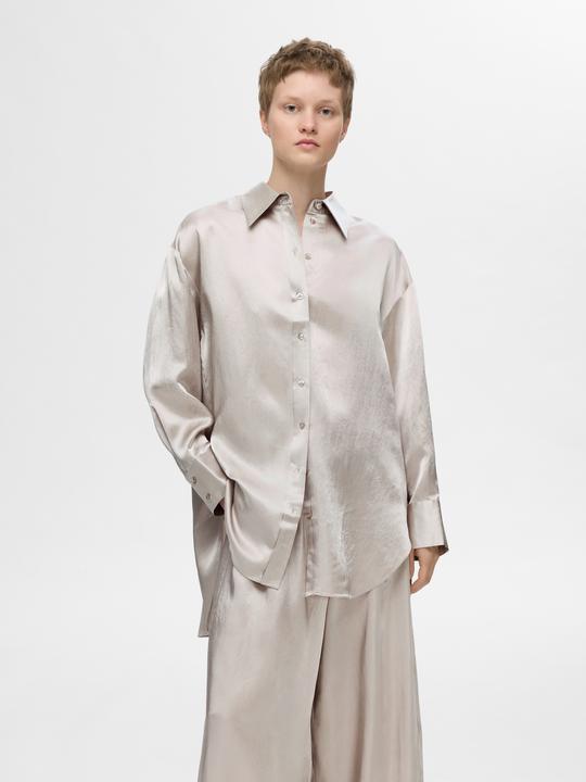 Actual product image Selected Femme Long sleeve satin blouse (38)