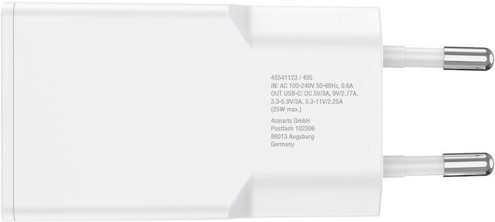 Produktbild 4smarts Netzladegerät PDPlug Slim 25W GaN 1C weiss (25 W)
