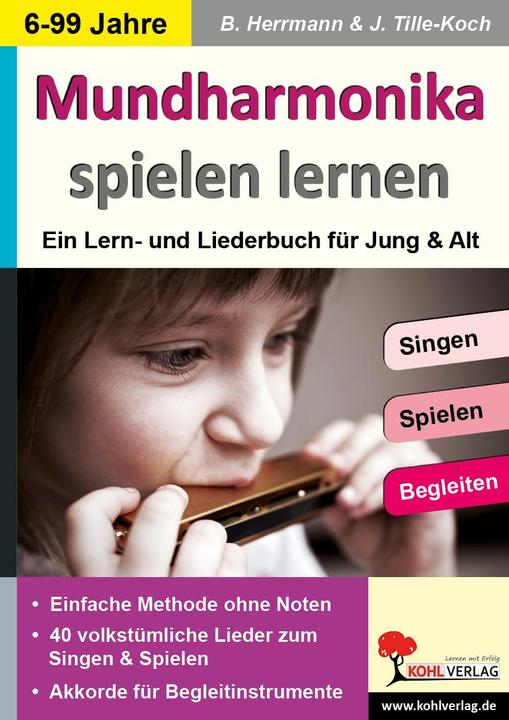 Immagine prodotto Mundharmonika spielen lernen (Tedesco, Jürgen Tille cuoco, Bärbel Herrmann, 2014)