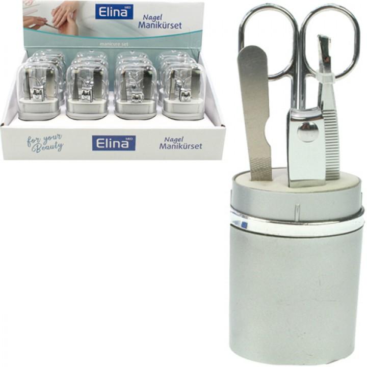 Produktbild Elina Nagel Manikuerset 4tlg. in Etuidose 13cm i. Displ.