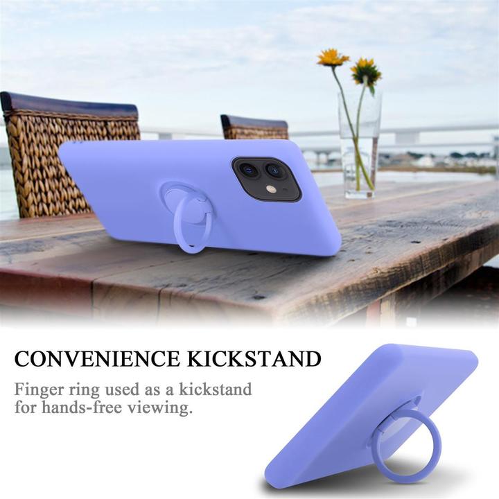 Actual product image Cadorabo TPU Liquid Ring Silicone Case Cover (Apple iPhone 12 mini)