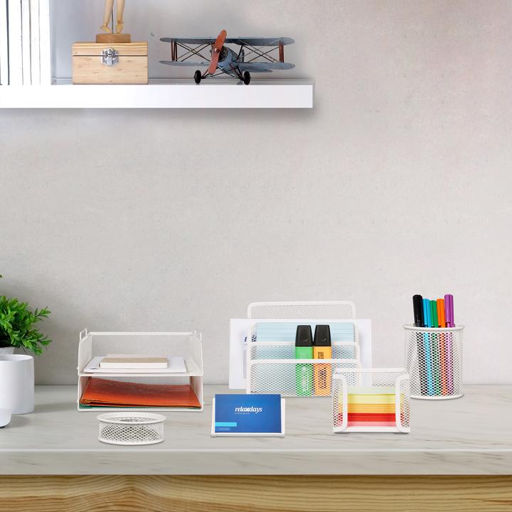 Actual product image Relaxdays Desk organiser set