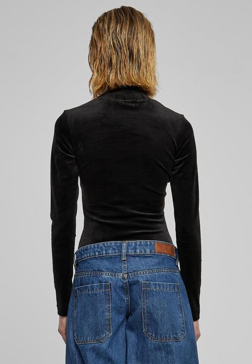 Produktbild Urban Classics Ladies Velvet Cut-Out Turtleneck Body - 111249 (4XL)