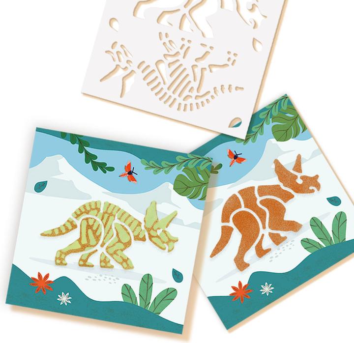 Image du produit Ses Creative Blow Airbrush Pens - Dinosaures avec changement de couleur magique