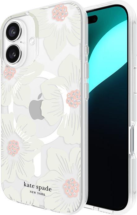 Immagine prodotto Kate Spade Custodia protettiva MagSafe - iPhone 16 (Hollyhock Floral) (Apple iPhone 16)