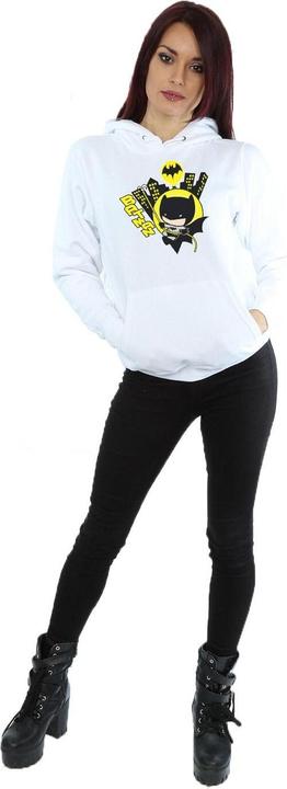 Actual product image Womens/Ladies Chibi Batman Swinging Hoodie (XXL)
