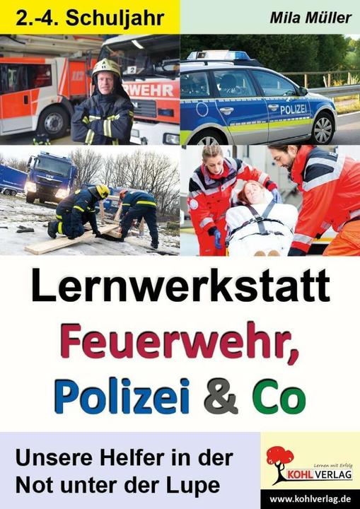 Produktbild Lernwerkstatt Feuerwehr, Polizei & Co (Deutsch, Mila Müller, 2020)
