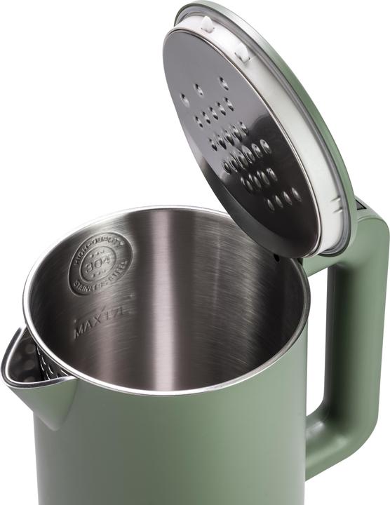 Produktbild Tognana Iridea, kabelloser Wasserkocher 1,7 l, Kunststoff-Edelstahl, grün (1.70 l)