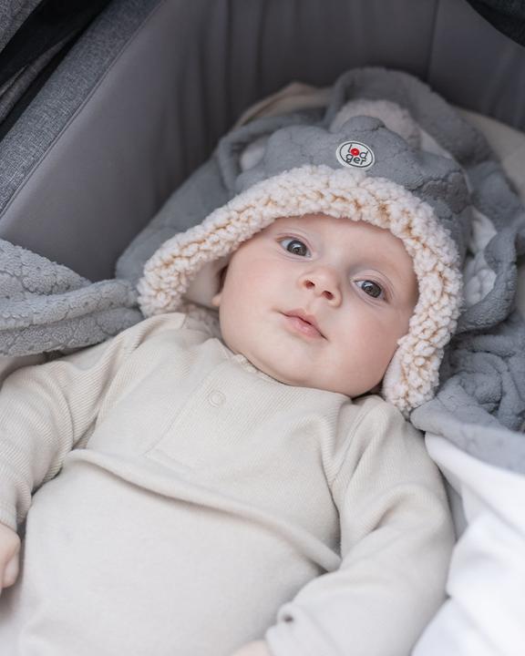 Image du produit Lodger Bonnet d'hiver Folklore Fleece Drizzle 3-6 Mt. (62/68)