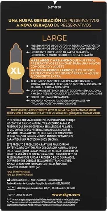 Immagine prodotto Bijoux Indiscrets Preservativi grandi, extra regolabili, 10 pezzi (10 pz.)