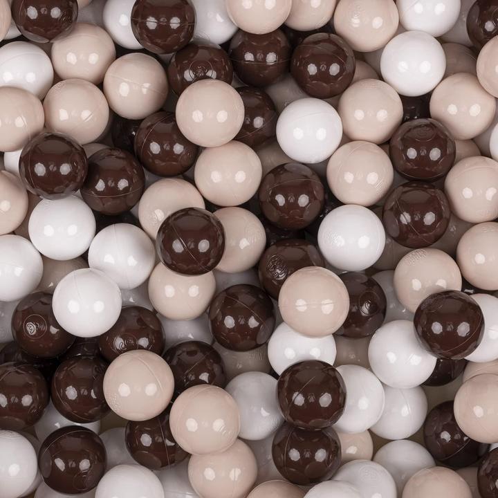 Image du produit Milkii Bälle für Bällebad 100 Stk. & Aufbewahrungstasche, ∅ 7cm, Toffee