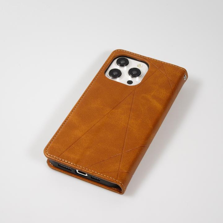 Image du produit PhoneLook Coque Flip Géometrique brun clair (Apple iPhone 16e)