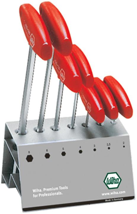Actual product image Wiha L-key with cross handle set (Allen screw)