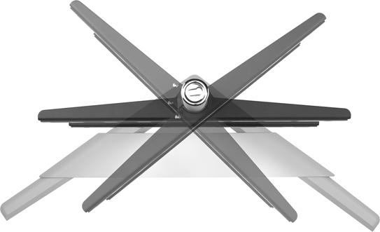 Actual product image One for All 70" TV Stand Design Table Top light (70", 40 kg)