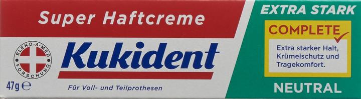 Image du produit Kukident Super Adhesion Cream Complete extra strong neutral