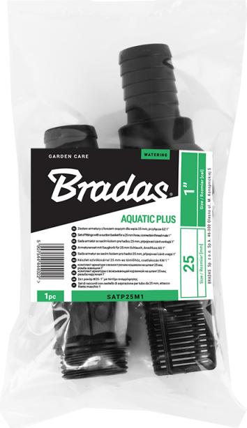 Actual product image Gardena 1" suction hose connection set + pump connection