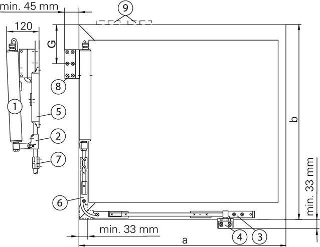 Produktbild Geze Öffn.-/Verriegelungssystem RWA 110 NT / 300mm (1 Stk.)