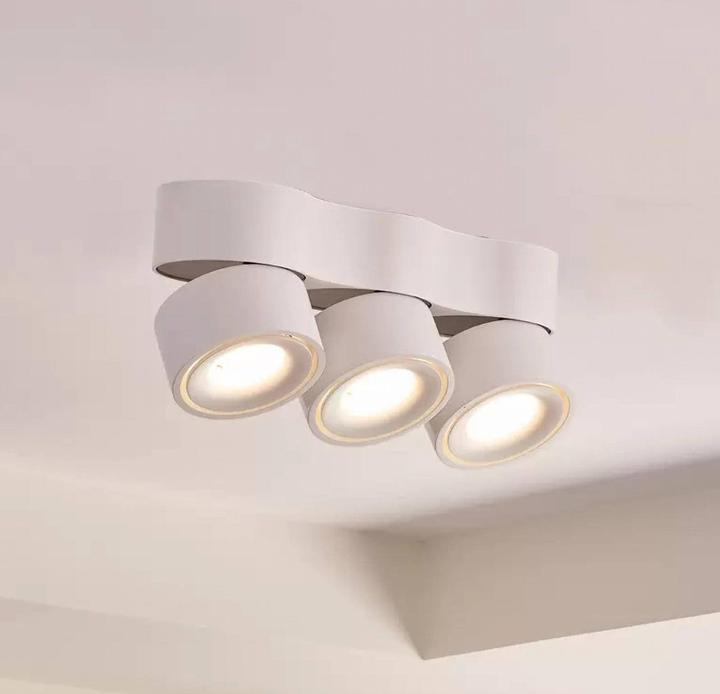 Actual product image Arcchio Rotari LED ceiling light, lenses, 3-light. (2400 lm)