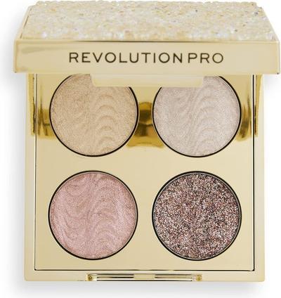 Makeup Revolution Ultimate Crystal Eye Quad Champagne Crystal - Eyeshadow Palette 3.2 g