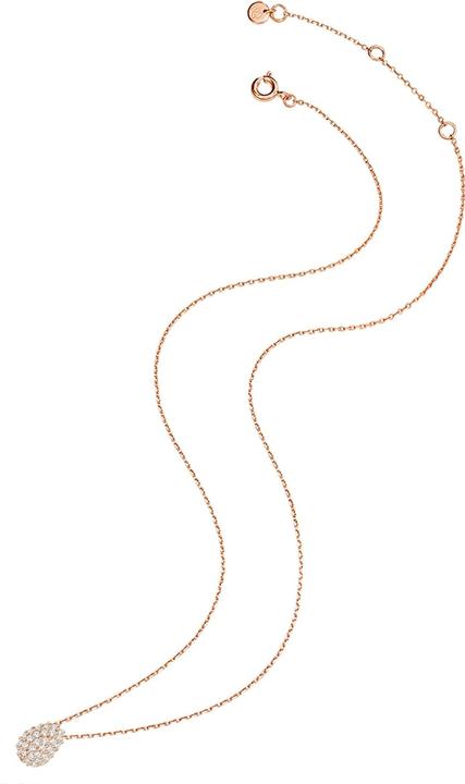 Image du produit Glanzstücke München Femme argent sterling zirconium or rose 43,0 cm chaîne de base + 5,0 cm extension - 28977 (Argent Sterling, 43 - 48 cm)
